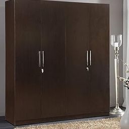 Hexagon Furnitures Engineered Wood 4 Door Wardrobe With Drawers And Multiple Shelves For Bedroom-10