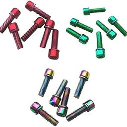 The Style Sutra 18 Pieces Road Bike Bicycle Disc Brakes Handlebar Stem Screw M5x18 Mtuicolor|Sporting Goods | Cycling | Bicycle Components & Parts | Bolts & Fasteners-26
