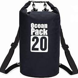 BRISKARO Floating Waterproof Dry Bag 20L, Roll Top Dry Sack Keeps Gear Dry for Kayaking, Rafting, Boating, Swimming, Camping, Hiking, Fishing, Beach-image-92
