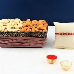 SFU E Com Dry Fruit Hamper For Rakshabandhan Gift | Dry Fruit And Rakhi For Brother | Dry Fruit Basket Hamper | 05-image-88