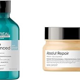 L'OREAL PROFESSIONNEL PARIS Scalp Advanced Anti-Dandruff Dermo-Clarifier Shampoo 300 Ml + L'Oréal Professionnel Scalp Advanced Anti-Oiliness 2-In-1 Deep Purifier Clay 250 Gm-5
