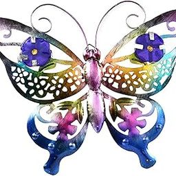 Metal Butterfly Wall Art Hanging Decor for Outdoor Garden Backyard Patio |1x Decoration-image-65