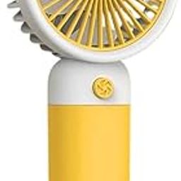 TrendBasket Portable Mini Fan, Rechargeable Hand Fan With Mobile Holder, Battery Operated Mini Tables Fans, Ideal for Home, Office, Kitchen & Travel Use-26