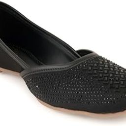Synthetic Mojari Punjabi Jutti for Women Ethnic Footwear-image-39