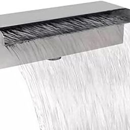 SS Cascade Waterfall, Stainless Steel Cascade Blade Nozzle, Water Descent, Water Blades, Watersheet Fountain (1.5 FT)-16