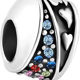 Multicolor Crystal Charm Beads for Bracelets-picture-46