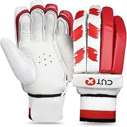 Cutx Cricket Batting Gloves Right Hand Gloves School 2.0 Gloves (RED, Men)-image-75