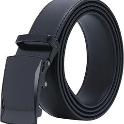 Men's Leather Auto Lock Belt-image-3