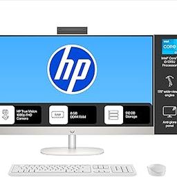 HP AIO, 13th Gen Intel Core i3-1315U,(8GB DDR4,512GB SSD) 300 nits, Anti-Glare, 23.8inch(60.5cm) FHD, Win11, M365, Office24, Shell White, 5.27kg, FHD IR tilt Camera w/Privacy Shutter, 24-cr0901in-image-80