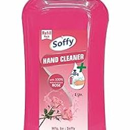 Soffy Liquid Hand Wash refill Pack with Rose for Clean, Soft & Fragrant Hands1 L Bottle-picture-15