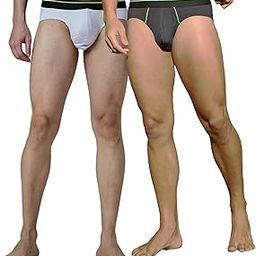 Men's Cotton Solid Brief with Anti Microbial Properties - Combo Pack of 2-image-57