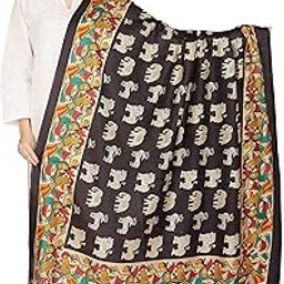 Women's Art Silk Printed Dupatta-image-6