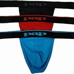 RIZZY Mens Cotton G-String Thongs (Pack of 3)-picture-25