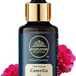 Wildflower Essentials Camellia Oil (Camellia kissi) Cold Pressed Pure & Natural with Glass Dropper 30ml-31