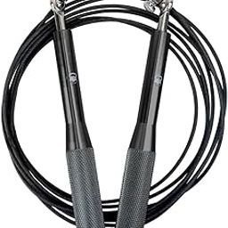 Burnlab Metallic Handle Skipping Rope (Black)-19