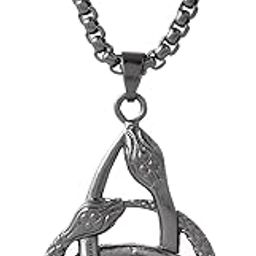 Eclipse Serpentine Black Mens Pendant|Black Pendant For Men|Gift For Men|Classic|Trendy|Anniversary Gift For Husband|Birthday Gift| Everyday Wear-image-10