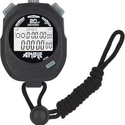 Amble Stopwatch, Countdown Timer and Stopwatch Record 20 Memories Lap Split Time with Tally Counter and Calendar Clock with Alarm for Sports Coaches and Referees-8