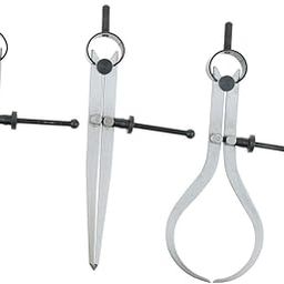 JAIBROS Spring caliper inside outside divider 8 inch set of 3 types-33