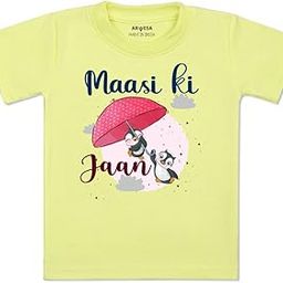 Arvesa Maasi Ki Jaan Baby Kids Tshirt TS-958, for Loving Maasi Baby Clothes-20