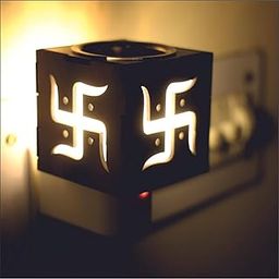 PANCA Electrical Kapoor Dani, Electric Camphor Diffuser Swastik Kapoor Dani Electic Camphor Burne, |Multipurpose Incense Aroma Dhoop Dani|Camphor Burner Diffuser-21