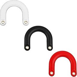 CALANDIS™ Bag Handles Replacement Part Purse DIY with Metal PU Leather Handbag Handles White | Handbag Accessories | Womens Handbags & Bags-image-24