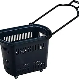 Bigapple BA-Basket30L Heavy Weight King Shopping Trolley, Basket Type, 25kg Capacity - Grey-picture-13