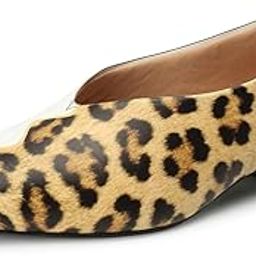 Women Multi Color Lion Design Flat Pointed Bellies Sandals-10