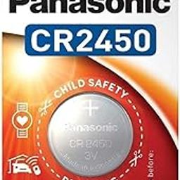 MICROUSB Compatible with Panasonic CR-2450 Lithium Coin Button Battery 3v - Suitable for Keyless-Entry Fobs Toys Freshly Packed(Pack of 1)-69