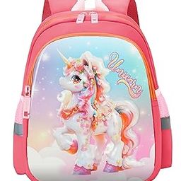Small Backpack for Kids Girls 1-5 Years Stylish Durable Water-Resistant Shoulder School Bags for Birthday Gifts-image-38