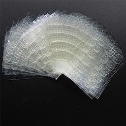 Ivtor 30 Sheets Waterproof Breathable Jelly Double Sided Adhesive Tabs Nail Glue Sticker False Nail Tips-21
