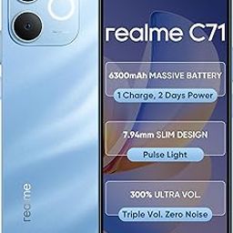 realme C71 | 6300 mAh Battery | 6.75" HD+ Display | 13MP Rear Camera | UMS9230E Processor (Sea Blue, 4GB + 64GB Storage)-image-55