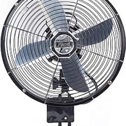 Ravi Minio Oscillating Hi-speed Fan 250mm (Glossy Black)-image-51