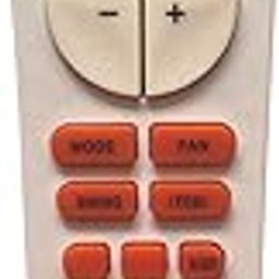 S-CAT Compatible with Blue Star/Voltas/Godrej AC Remote Control Model Original 133 (No Backlight) Suitable for 1 1.5 2 Ton Split/Window AC (Match Old Remote Exactly, for Any Issues Contact Helpline)-18