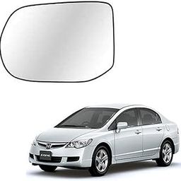 Auto Spare World Left Side Mirror Glass Compatible With Honda Civic Set of 1 Pcs.-32