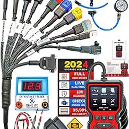 DANLITE TOOLS TECHNICIAN V519 OBD-II Bs6 Bs7 Bike Scanner Fastest Connectivity with Scanning Cable Fule Pressure Gage Free Danlite Tester Fast Connectivity Best Display Quality, black-picture-6