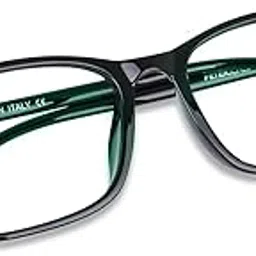 peter jones Medium Black Rectangular Unisex Anti Glare Computer/Gaming Glasses (N3226B)-picture-3
