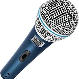 ACESQUARE Dynamic Microphone Wired for Singing, Cordless Karaoke Mic with 9FT/10In XLR Cable, with On/Off Switch, Detachable Cable-25