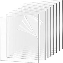 AniDesign clear acrylic glass sheet transparent 3mm Qty 1 panel for DIY craft window glass painting picture frames Face shields Signs Display Kids projects etc (3 mm 12 X12 inch, transparent)-25