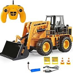 nino's Worlds Remote Control CAAE's JCB, Bulldozer,Engineering Trucks Construction Realistic Engineer Multifunction Vehicle,Excavator, 2.4 GHz, Sound & Music Features Ages 4+ (Excavator)-image-25