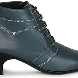 Women's Lace-up Boots | Synthetic Leather Outer, Canvas Inner & PU Sole | Stylish, Comfortable, Durable & Fashionable Footwear for Everyday Wear, Casual and Formal Outfits-image-18