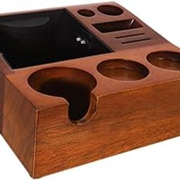 Espresso Tamper Station Wooden Stable Espresso Organizer for Shop Office Bar | Home & Garden | Kitchen, Dining & Bar | Small Kitchen Appliances-image-71