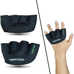 Cricket Half Finger Fielding Gloves, Lightweight Training Gloves with Neoprene Padding, Adult Size-image-94