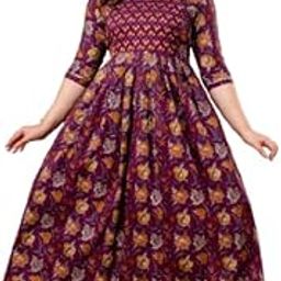 Women's Printed Maternity Feeding Gown Dress with Zipper-image-92