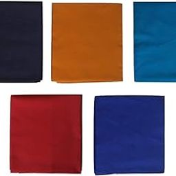 Femina Cotton Blouse Piece Material, Unstitched, 1 Metre, Set of 5 (Colour: Navy Blue, Mustard, Firzoi, Red, Royal Blue)-image-52