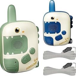 Toys for 3-12 Year Old Girls Boys,2 Pack Cute Dinosaur Walkie Talkies with Wearable Lanyard for Outdoor Camping,Birthday Gifts for 4 5 6 7 8 9 Year Old Kids,Christmas-image-43