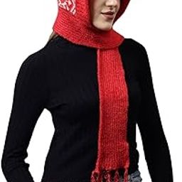 Snow Proof Inside Fur Acro Wool Unisex Cap with Attached Neck Warmer Muffler Thick Fleece Lined Winter Cap for Men & Women (Free Size)-image-96