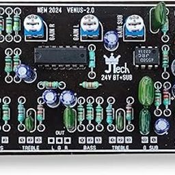 JTECH SUB+BT Board, 2.1 Channel, High Deep Bass and Treble, DC 24V to 40V Dual Power Supply, Inbuilt Gain Control (Gain14.5'Db) Hard Bass, IC Model-image-24