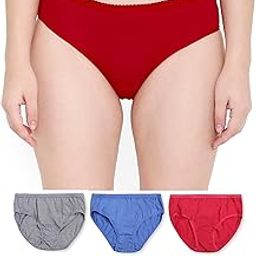 Women's Cotton Hipsters Solid Briefs (Pack of 6) (FL_Intimate_OE_PO6_85_Assorted-picture-39