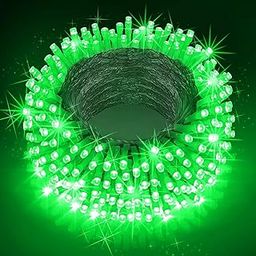 TrendX® 40 Feet Long LED Power Pixel Serial String Light, 360 Degree Light in Bulb Copper Led Pixel String Light for Home Decoration, Diwali, Christmas, Indoor Outdoor Decoration (Green, Pack of 1)-image-0