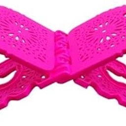 Holy Book Stand, 25.4 cm Plastic Rehal, Traditional Design for Religious Texts, Pink, 10in (Rohan1st)-image-90
